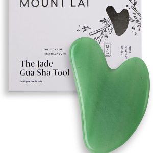 Mount Lai Jade Gua Sha Facial Tool - Genuine Jade