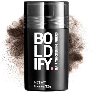 BOLDIFY Dark Brown Hair Fibers for Thinning Hair