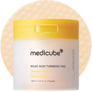 medicube Kojic Acid Turmeric Toner Pads, 70 Count