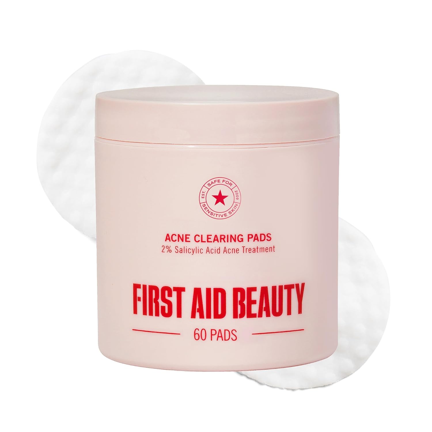 First Aid Beauty Acne Treatment Pads, 60-ct