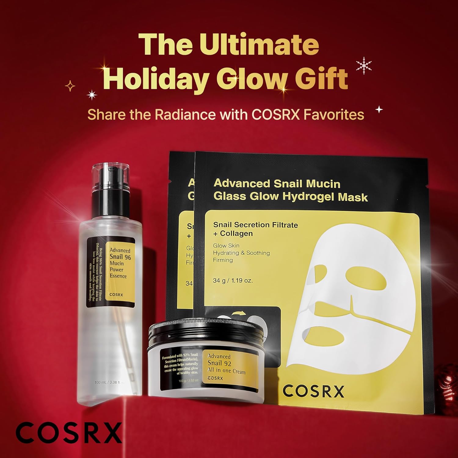 COSRX Snail Mucin Repairing Serum & Skincare Set - Image 2