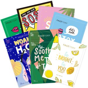 Facetory K-Beauty 7-Piece Sheet Mask Set
