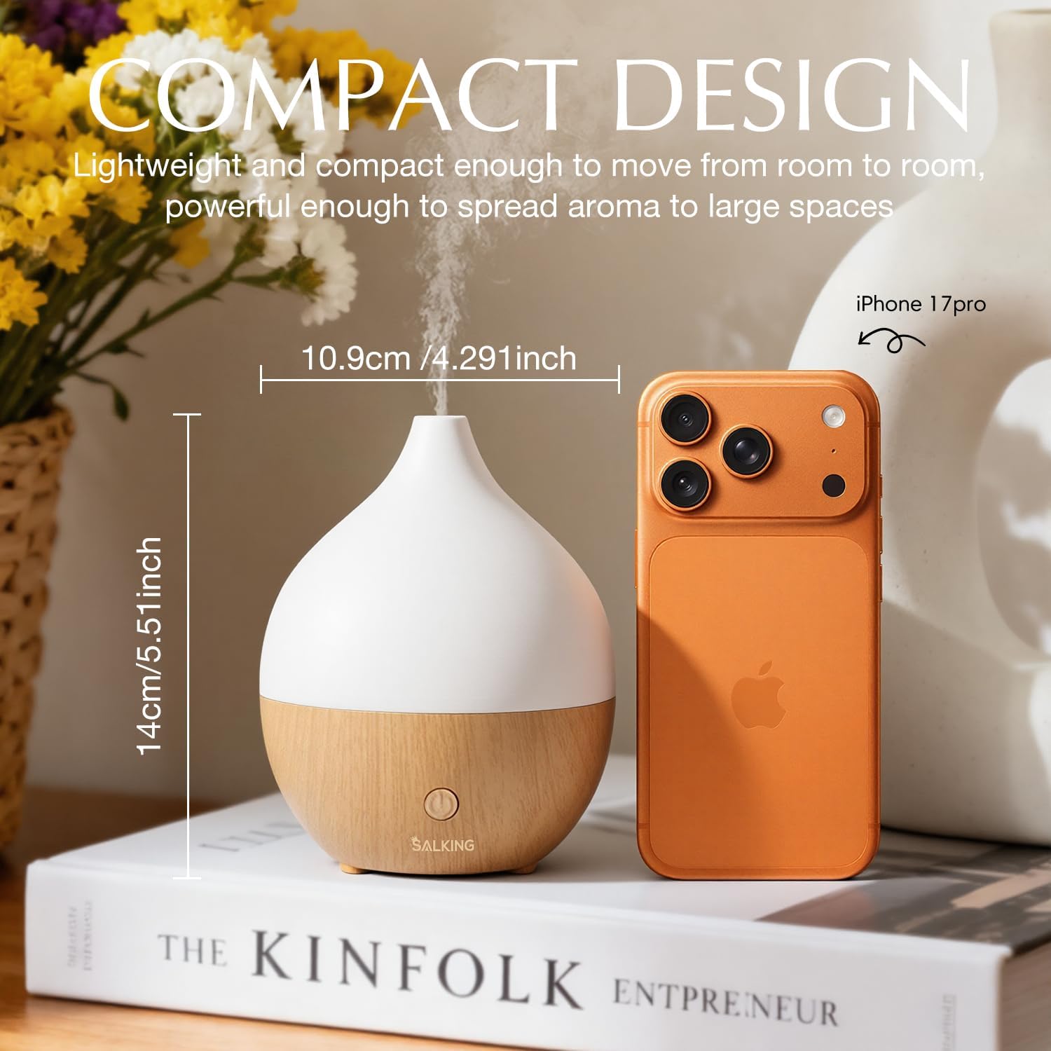 100ml Aromatherapy Diffuser with Auto Shut-Off - Image 5