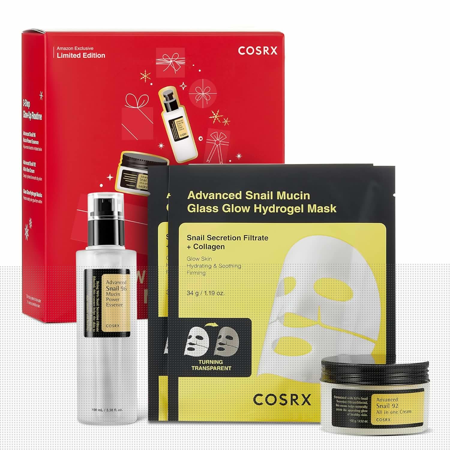 COSRX Snail Mucin Repairing Serum & Skincare Set