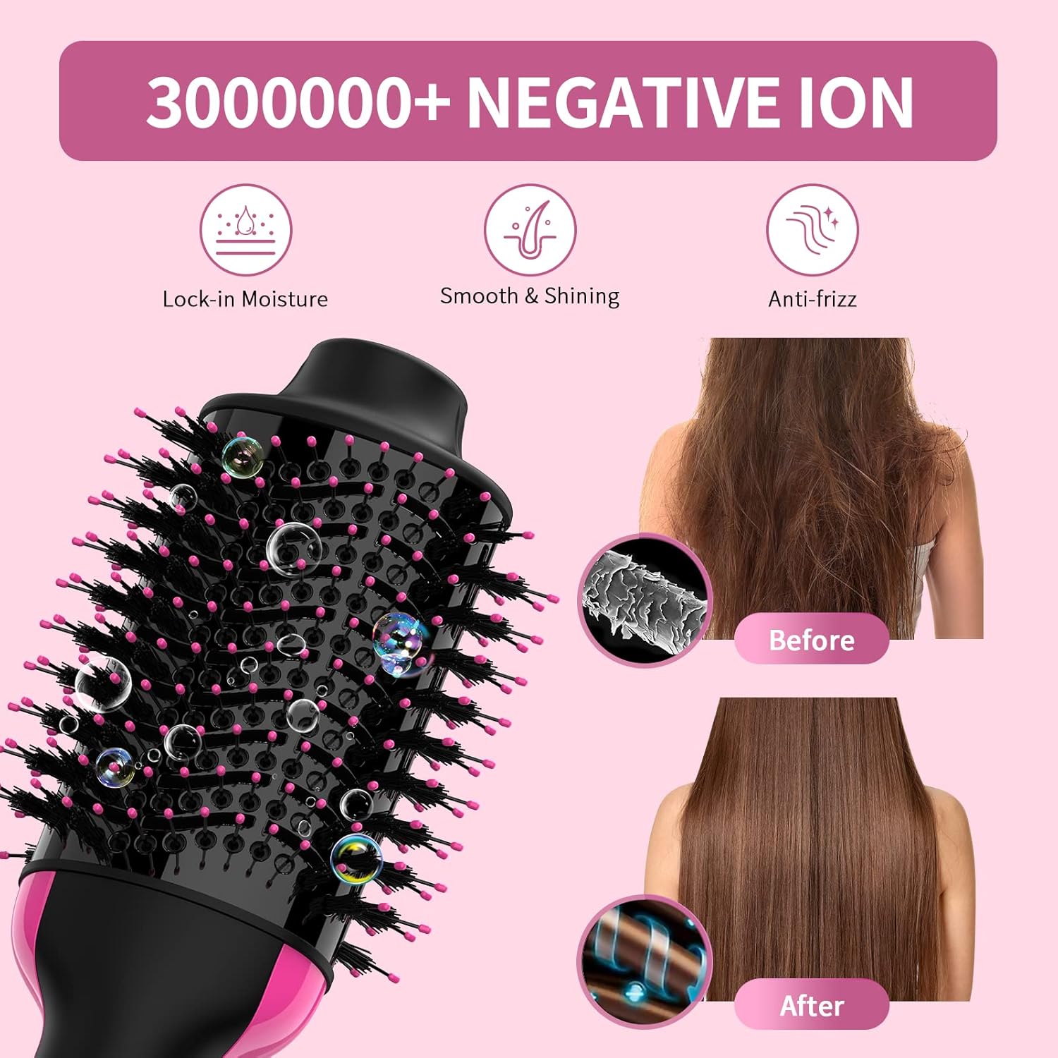 4-in-1 Hair Dryer & Styler Brush - Image 4