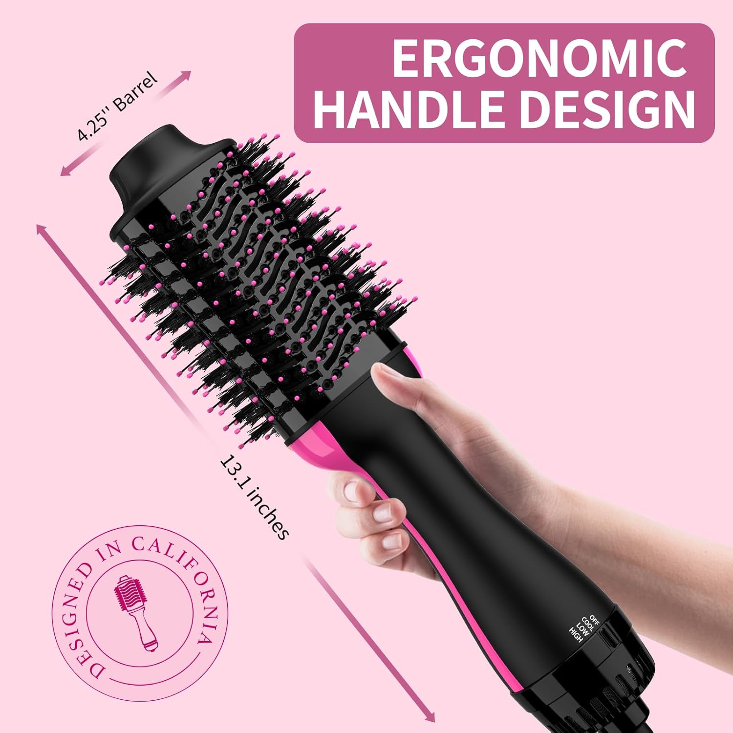 4-in-1 Hair Dryer & Styler Brush - Image 5