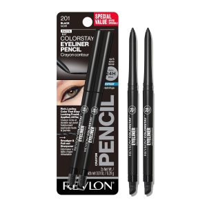 Revlon ColorStay Waterproof Eyeliner, Black, 2-Pack