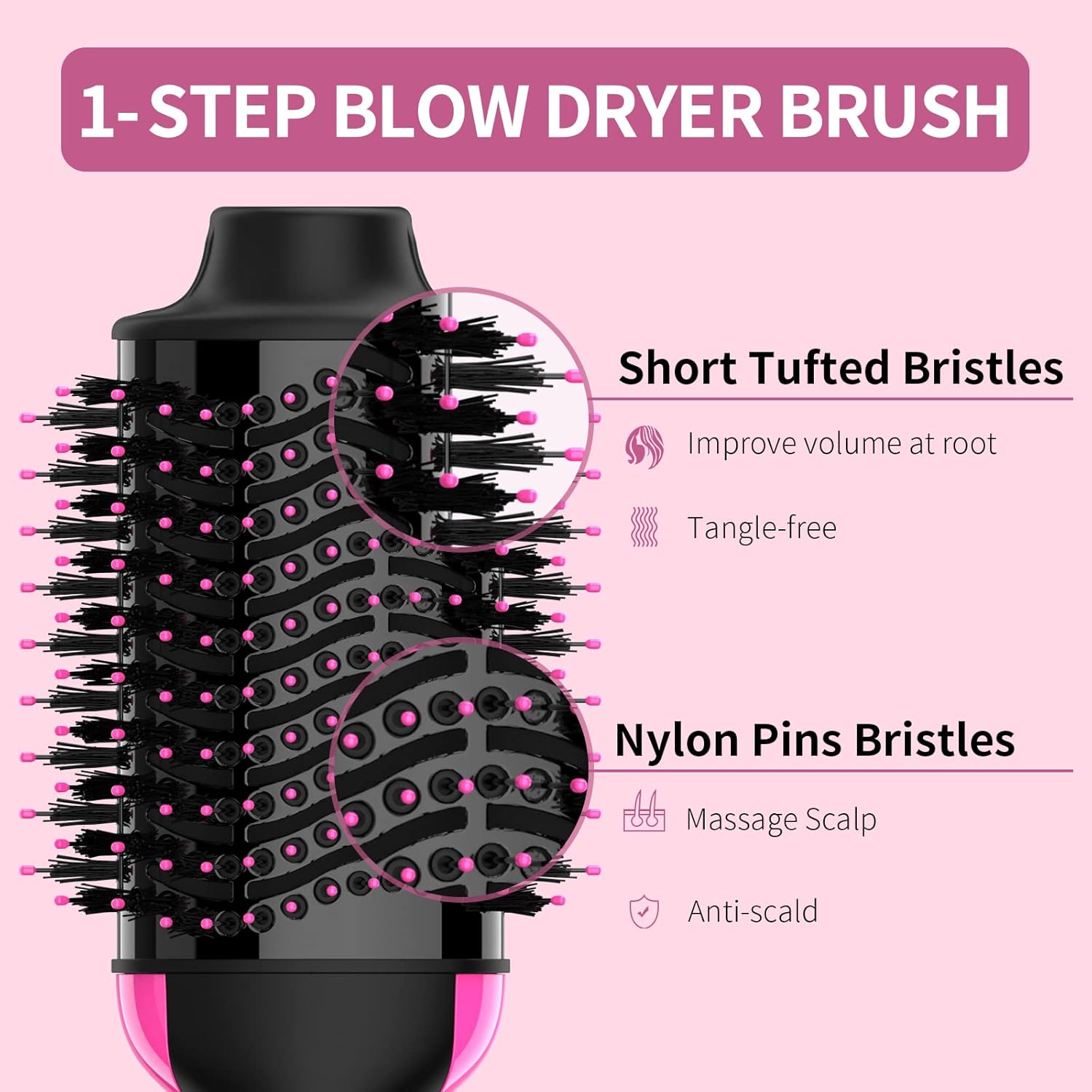 4-in-1 Hair Dryer & Styler Brush - Image 6
